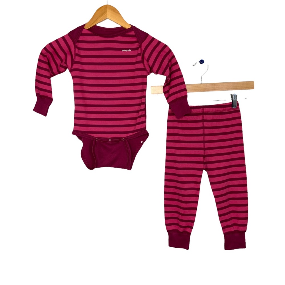 Patagonia Pink and Purple Kids Matching Set